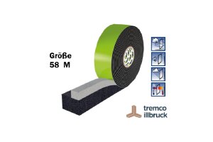 58 mm Fenstertiefe