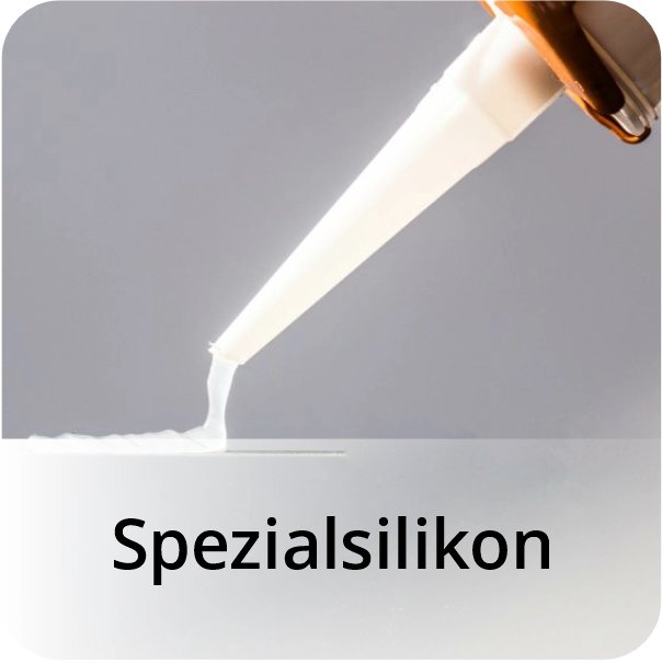 Abdichtung eines Risses mit Spezialsilikon