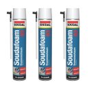 SET 3x Soudafoam B3 Brunnenschaum Adapter á 750ml
