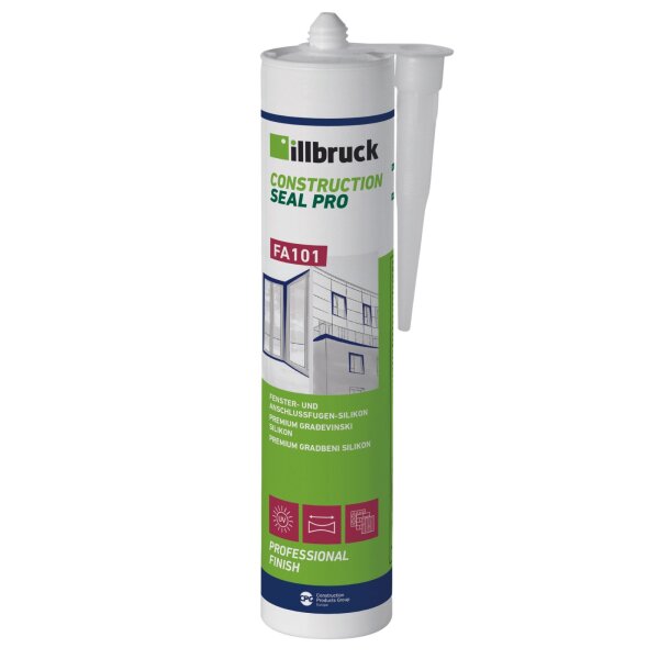 illbruck FA101 Fenster- und Anschlussfugen- Silikon - neutral- transp ...