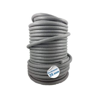 25 mm x 50 m PE Fugen Rundschnur geschlossenzellig Ø 25mm