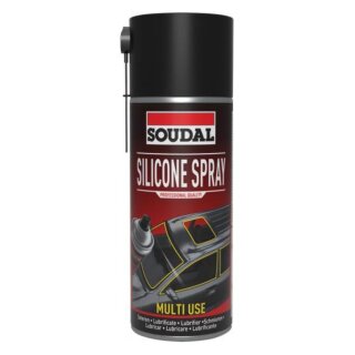 Soudal Silikonspray 400ml Dose transparent, schmierend, klebstoffabweisend