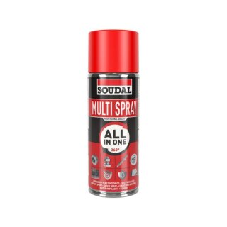 Soudal Multispray mit 8-facher Wirkung 400ml Dose, weiss