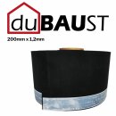 duBAUST EPM24 EPDM-Folie mit Butylklebestreifen 200mm x 1,2mm 25m/Rolle