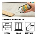 duBAUST Montagekleber EXTREM STARK  mit sehr hoher Anfangshaftung INNEN und AUSSEN 290ml /414g Kartusche, weiß