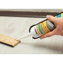 duBAUST Montagekleber EXTREM STARK  mit sehr hoher Anfangshaftung INNEN und AUSSEN 290ml /445g Kartusche, weiß