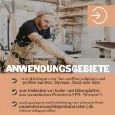 duBAUST AMK24 Montagekleber Acryl INNEN - klebt Holz, Styropor, Gipsplatten, Stuck 504g/310 ml Kartusche