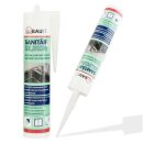 dubaust SAS24 Sanitärsilikon elastisch dauernassbeständig schimmelresistent Bad Küche Dusche Feuchträume 310ml Kartusche