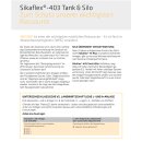 20x Sikaflex 403 Tank & Silo Spezialdichtstoff Biogasanlagen L-Anlagen Abwasserbehälter 600ml Betongrau