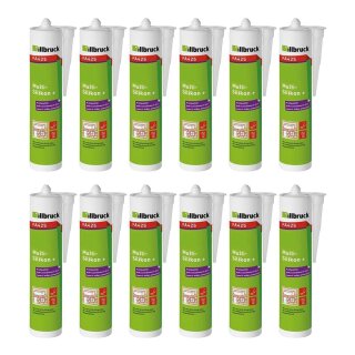 12x Illbruck FA425 Multi Silikon+ Naturstein Sanitär Fenster RESTPOSTEN 310ml weiss MHD 07/23