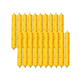 20x Sikaflex PRO 1 Hochleistungsdichtstoff Hochbaufugen 600ml Schlauchbeutel betonhellgrau