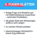 duBAUST Fugenglätter für professionelles Abglätten v. Dichtstoffen 5er SET