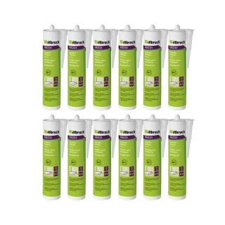 RESTPOSTEN 12x Illbruck GS231 Sanitärsilikon 310ml seidengrau MHD 03/25