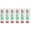 6x duBAUST SAB24 Sanitärsilikon Basic 300ml...