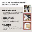 duBAUST Fensterdichtband  für Außenbereich - Fensterfolie, Anschlussband  für Fenster & Türen - 100mm x 30m Rolle