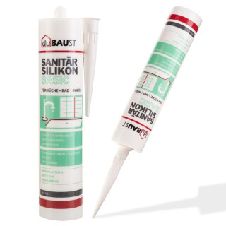 duBAUST SAB24 Sanitärsilikon Basic 300ml Kartusche versch. Farben grau