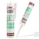 duBAUST SAB24 Sanitärsilikon Basic 300ml Kartusche...