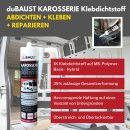 duBAUST Karosseriekleber Klebdichtstoff 290ml Kartusche versch. Farben