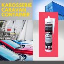 12x duBAUST KAR24 Karosserie Klebdichtstoff 290ml Kartusche weiß