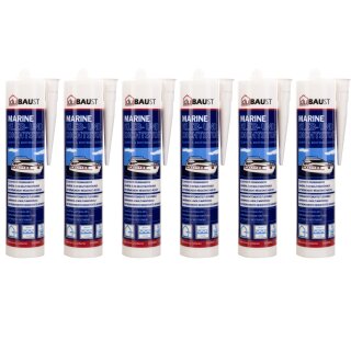 6x duBAUST BOT24 Marine Klebdichtstoff 290ml Kartusche versch. Farben