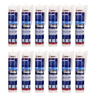 SONDERAKTION 12x duBAUST BOT24 Marine Klebdichtstoff 290ml Kartusche versch. Farben