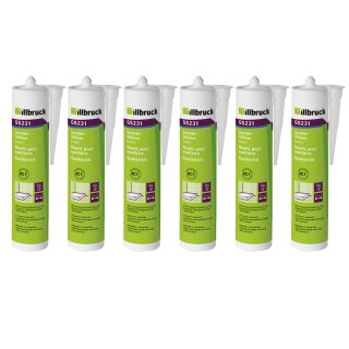 RESTPOSTEN 6x illbruck GS231 Sanitärsilikon schimmelbeständig Bad Küche 310ml
