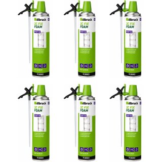 RESTPOSTEN 6x illbruck FM710 2K-Montageschaum 400ml MHD 04/26