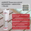 Reparaturmörtel duBAUST REP24 Kartusche 564g/310ml zementgrau