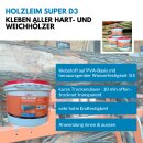 dubaust WOD24 D3 Holzleim, wasserfest, für Hartholz und Weichholz 5Kg Eimer