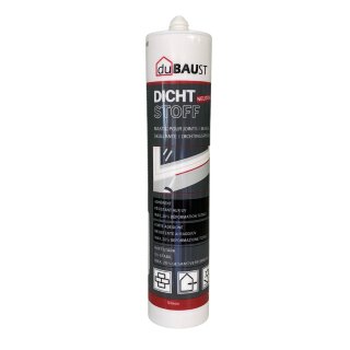 duBAUST BAB24 Dichtstoff Silikon neutral für Baufugen, innen & aussen, 300 ml Kartusche