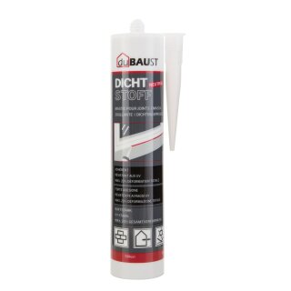 duBAUST BAB24 Dichtstoff Silikon neutral für Fugen im Baugewerbe, UV-stabil innen & aussen, 300 ml Kartusche transparent