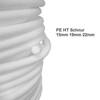 PE Fugen Rundschnur HT Weiss 22mm x 10m