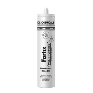 duBAUST Fortix Multisilikon Innen/Aussen Sanitär Bau Universalsilikon 280ml weiss