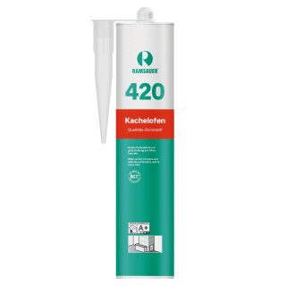 Ramsauer 420 hitzebeständiger Kachelofen Acryldichtstoff 310 ml Kartusche reinweiss