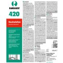 Ramsauer 420 hitzebeständiger Kachelofen Acryldichtstoff 310 ml Kartusche reinweiss