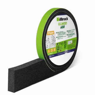 illbruck TP600 Quellband Fugendichtband Kompriband 15/5-10 Pa 4,3m / Rolle anthrazit