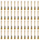 Malerpinsel Flachpinsel Lackierpinsel für Grundierung Lack Farbe & Versiegelung 20 mm 48 Stück