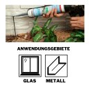 12x duBAUST SAQ24 Aquariumsilikon 310ml Kartusche - 2 Farben