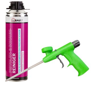 1x duBAUST PRS24 Pistolen- & Schaumreiniger 500ml + Schaumpistole Standard