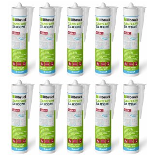 RESTPOSTEN 10x Illbruck GS241 Sanitärsilikon 310ml weiss MHD 02/26
