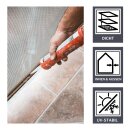 5x duBAUST BAB24 Dichtstoff Silikon neutral 300ml Kartusche weiss RAL9010 MHD 06/26