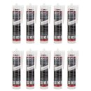 10x duBAUST BAB24 Dichtstoff Silikon neutral 300ml...