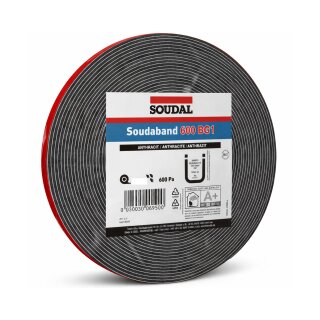 Soudaband 600 BG1 Kompriband Quellband Fugendichtband anthrazit 40/24-40 2m/Rolle