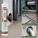 6x duBAUST RAT24 RATTSTOP 290 ml Kartusche grau
