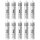 AKTION 10x Fortix Construction 1K neutrales Bausilikon 280 ml Kartusche weiss MHD 08/26