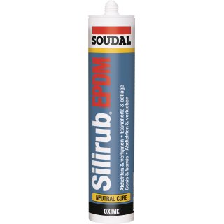 Set 3x Soudal Silirub EPDM Folienkleber 310 ml – EPDM & Teichfolienkleber