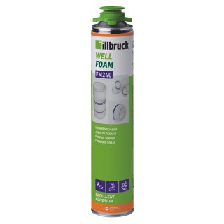 illbruck FM240 Brunnenschaum 750 ml – 2in1 PU-Schaum mit Pistolen- & Röhrchenaufsatz