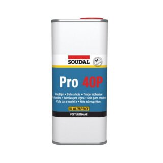 Soudal Pro 40P Holzleim zum Verschäumen und Füllen 5kg Kanister, wasserfest D4