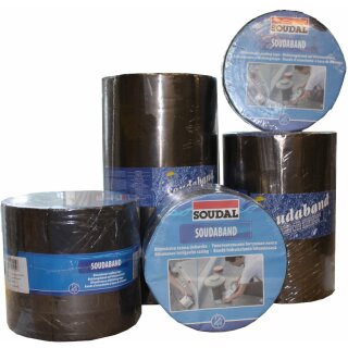 Soudal Soudaband Bitumenband Gr. 300mm x 10m -> blei/graphit, selbstklebend