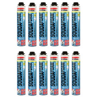 Karton B2 Soudafoam Gun Füll-& Dämmschaum 12x750ml